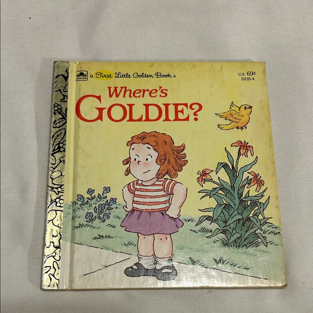 Where’s Goldie, a first little golden book by Lawrence DiFiori